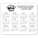 Customized Horizontal Calendar Mouse Pad