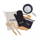 Deluxe Silicone & Bamboo Kitchen Set