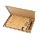 BAMBOO SHARPEN-IT™ CUTTING BOARD WITH KNIFE GIFT BOX SET
