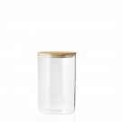 37 oz. Store N Go Glass Storage Jars with Bamboo Lids