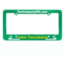Silkscreen Plastic License Plate Frame(Green)