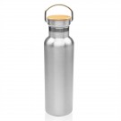 Luau 20 oz. Wood Top Stainless Steel Water Bottle