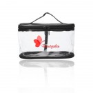Clear PVC Cosmetic Travel Bag with Handle