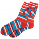 Dress Socks in CMYK - 95% Polyester and 5% Spandex