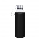 18 OZ. Aqua Pure Glass Bottle With Leatherette Sleeve