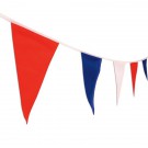 60' Red, White & Blue Pennant String