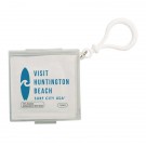 Individual Wet Wipes in Square Plastic Container & Carabiner