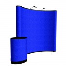 8' Curved Show 'N Rise Floor Display Kit (Fabric)