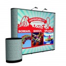 10' Straight Show 'N Rise Floor Kit (Mural w/ Fabric Ends)