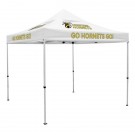 10' Deluxe Tent, Vented Canopy (Imprinted, 4 Locations)
