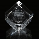 Large Slant Cube - Custom Award
