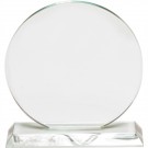 Round Glass Awards with Stand