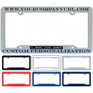 Raised Gray Plastic License Plate Frame(Gray)