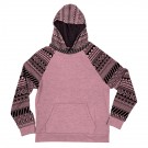 ACE Adult Pattern Blocked Cotton Hoodie