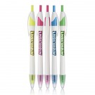 Plastic Retractable Dry Gel Highlighter Pen